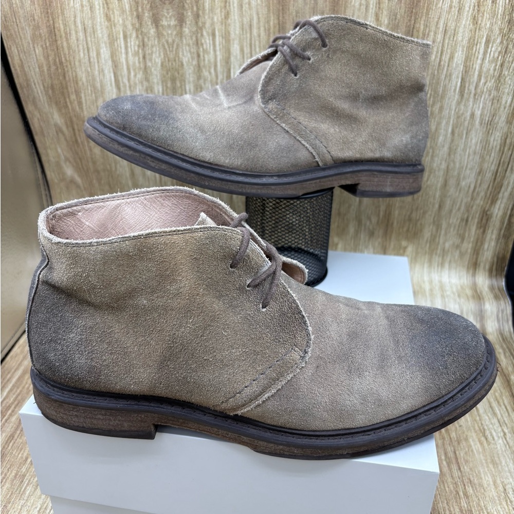 1901 Chukka Tan Suede Boots - Picture 1 of 13